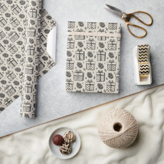 Julklappar & Tallkottspapperspapper Presentpapper