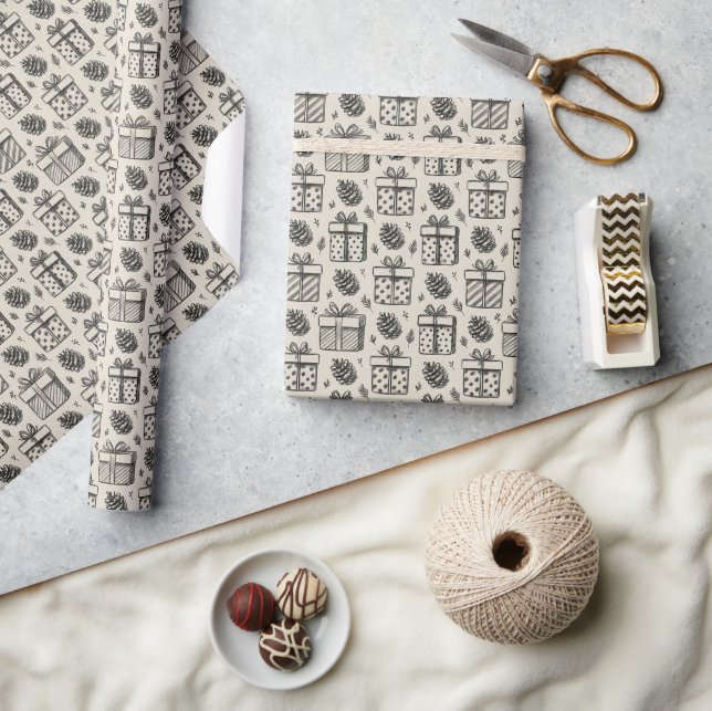 Julklappar & Tallkottspapperspapper Presentpapper (Hantverk)