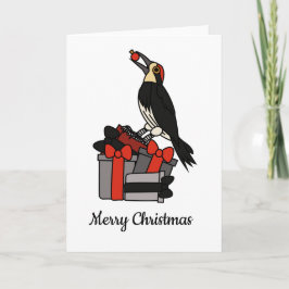Julklappar till hackspett kort