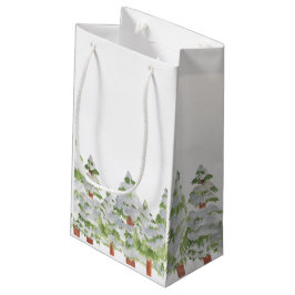 julklappen Snö-gräs-träd