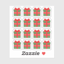 Julklappsbox Semesterdekoration Bujo Planner Klistermärken