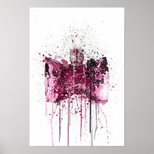Julklappsdoftflaska 'Bow' Poster