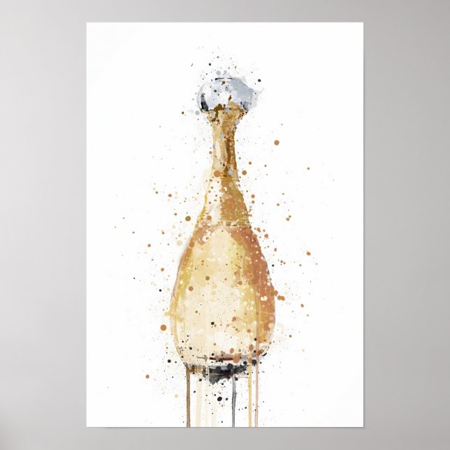 Julklappsdoftflaska 'Guld' Poster (Framsidan)