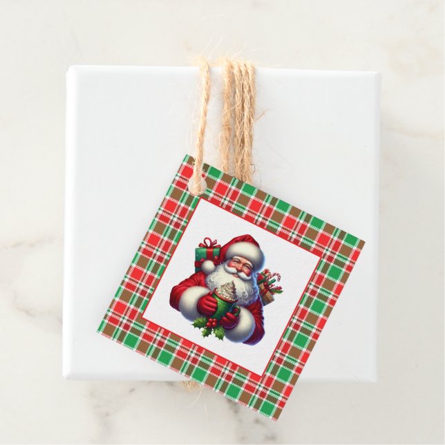 Julklappsetikett Gåvor Etiketter (På plats)