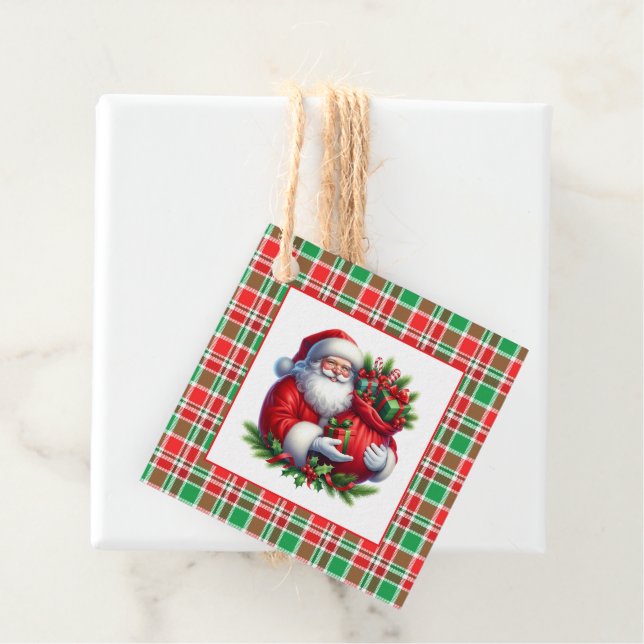 Julklappsetikett Gåvor Etiketter (På plats)