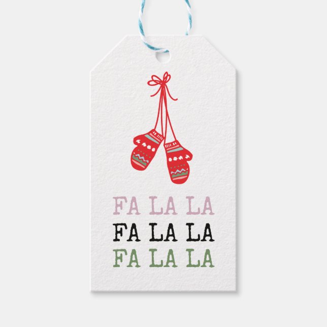 Julklappsetikett. Jul Etikett, Modern Jul Presentetikett (Framsidan)