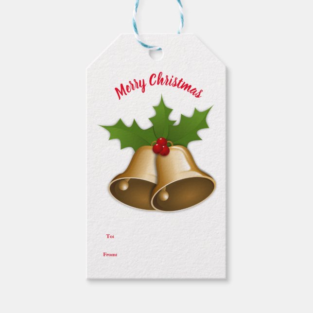 Julklappsetikett jul presentetikett (Framsidan)