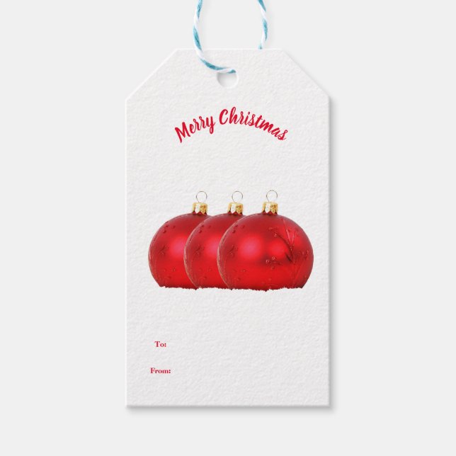 Julklappsetikett jul presentetikett (Framsidan)
