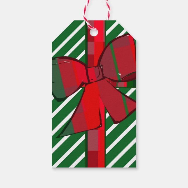 Julklappsetikett Presentetikett (Baksidan)