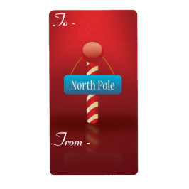 Julklappsetiketter Fraktsedel