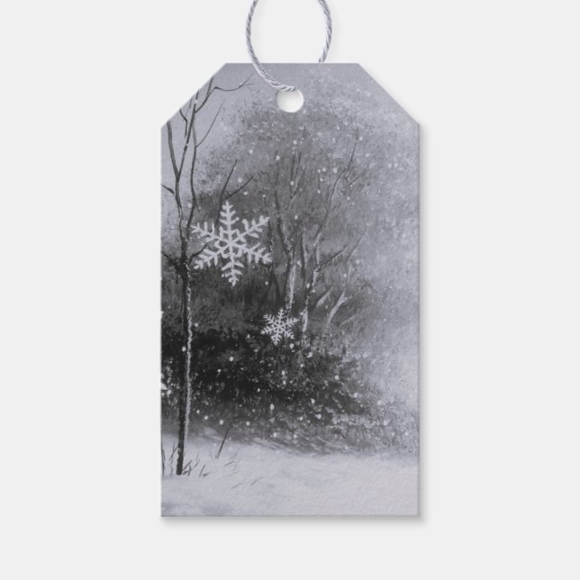 JULKLAPPSETIKETTER KONST OCH DESIGN PRESENTETIKETT (Framsidan)