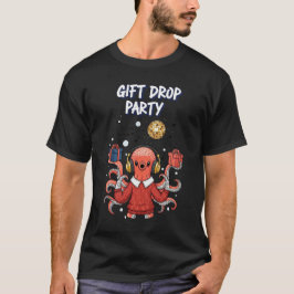 Julklappsfest DJ Bläckfisk Juldans T-Shirt
