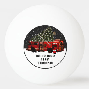 Julklappsfyllnad till brandmän pingisboll