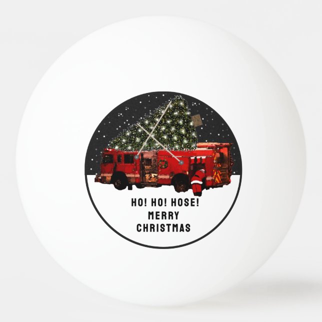 Julklappsfyllnad till brandmän pingisboll (Framsidan)