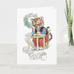 Julklappslista Tigerkort Kort