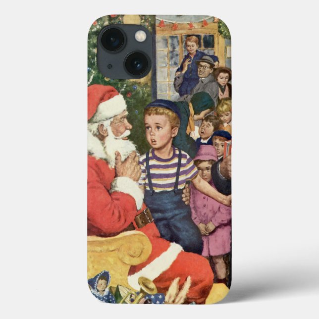 Julklappsönskan, Pojke på Tomteklöver Knä (Baksida)