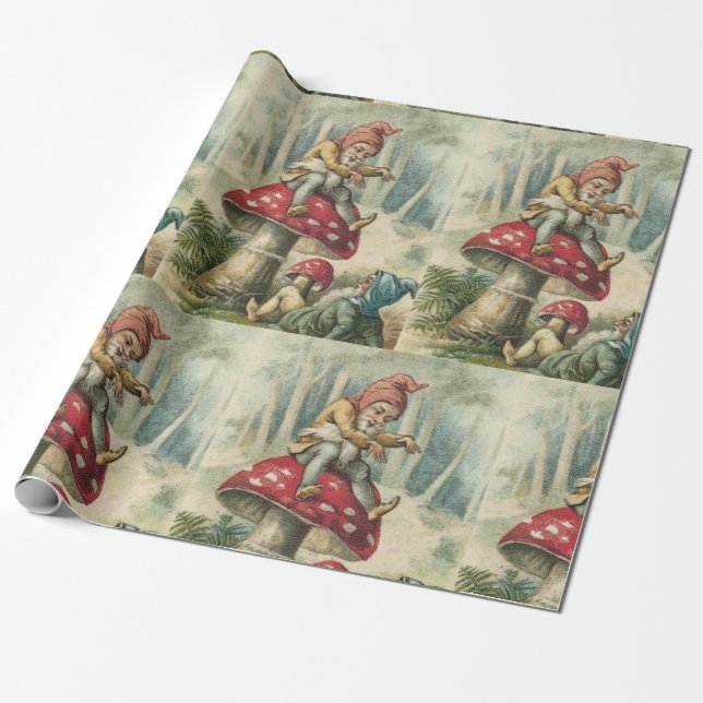 Julklappspapper Alv Presentpapper (Utrullad)