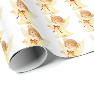 Julklappspapper/Änglar Presentpapper