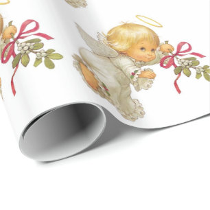 Julklappspapper/Änglar Presentpapper
