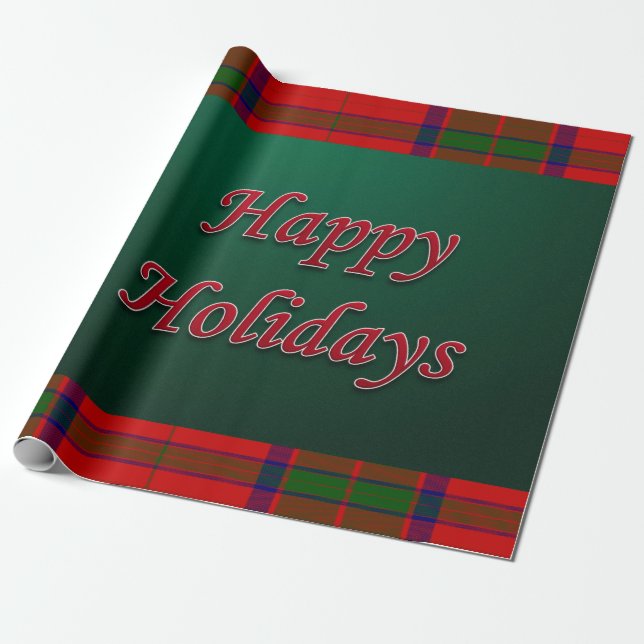 Julklappspapper God Jul Presentpapper (Utrullad)