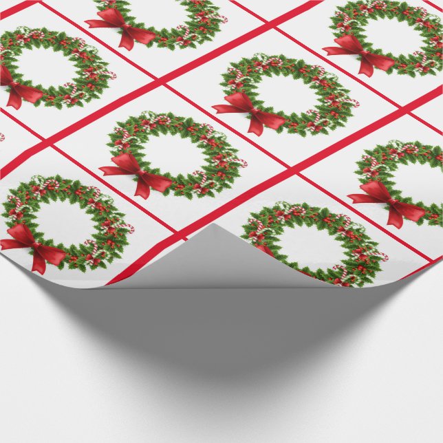 Julklappspapper/Kransar Presentpapper (Hörn)