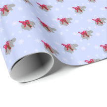 Julklappspapper med flodhästar omslags papper