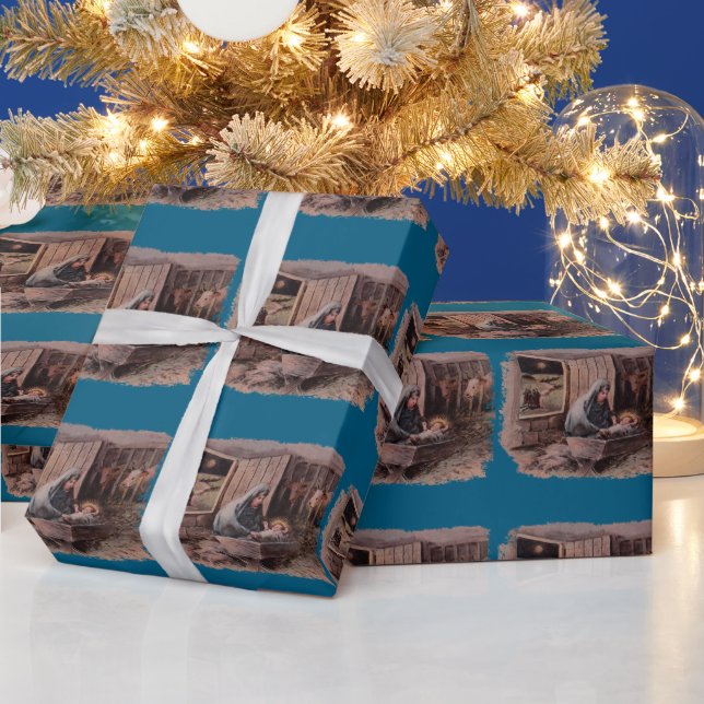 Julklappspapper med julens välsignelser presentpapper (Helgdagar)