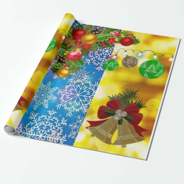 Julklappspapper Presentpapper (Utrullad)