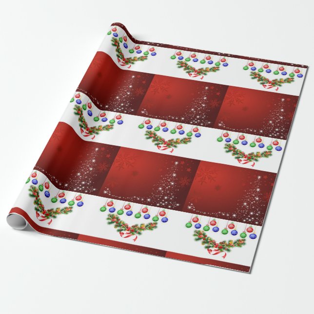 Julklappspapper Presentpapper (Utrullad)