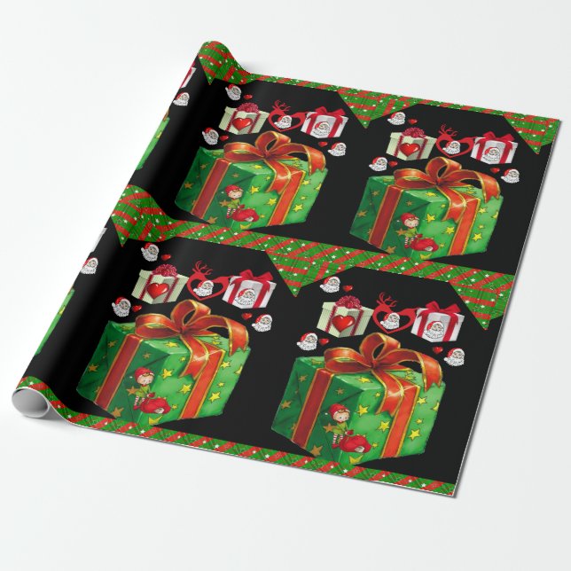 Julklappspapper Presentpapper (Utrullad)