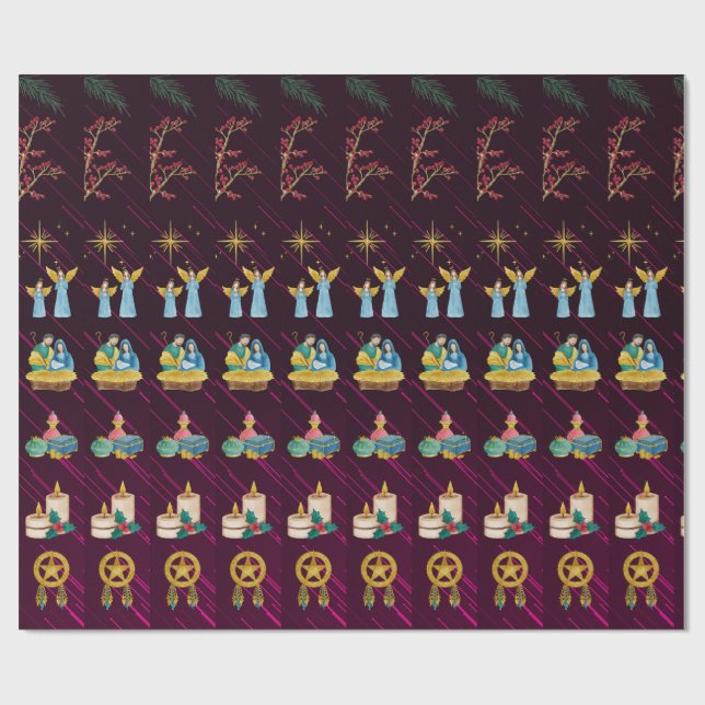 Julklappspapper Presentpapper (Platt)