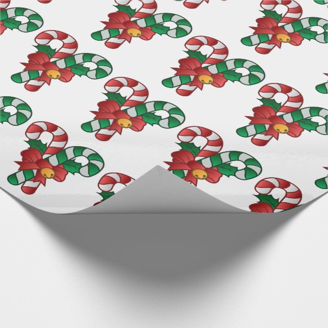 Julklappspapper/Randiga julpinnar Presentpapper (Hörn)