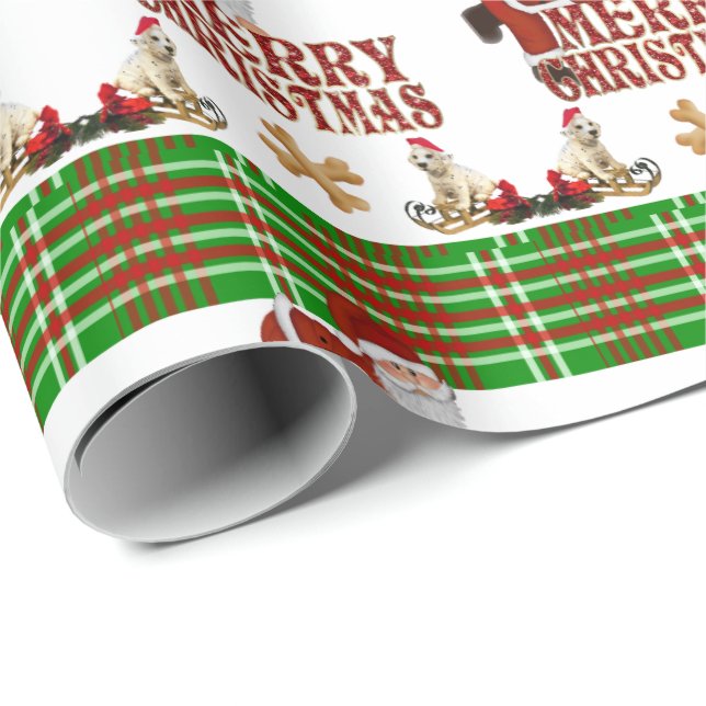 Julklappspapper Tomte Presentpapper (Rullad Hörn)