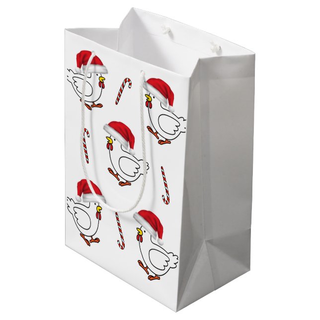Julklappspåsar för kycklingar (Baksidan Vinklad)