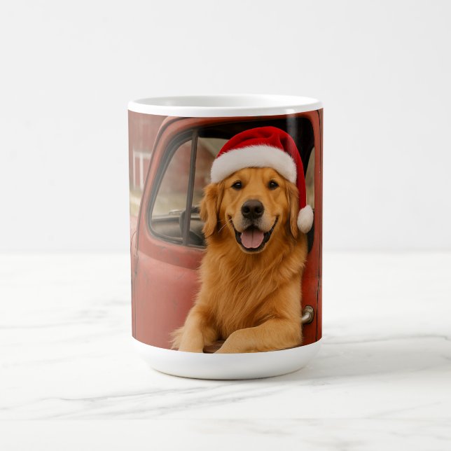 Julklappspåse för Golden Retriever Kaffemugg (Center)