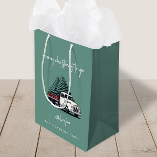 Julklappspåse Lastbilspresentväska för högtider