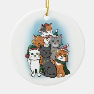 Julklappspipa i Cute Tecknad Julgransprydnad Keramik