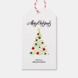 Julklappspresentkort Presentetikett