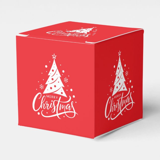 Julklappspresentlåda Presentaskar (Framsidan Sidan)