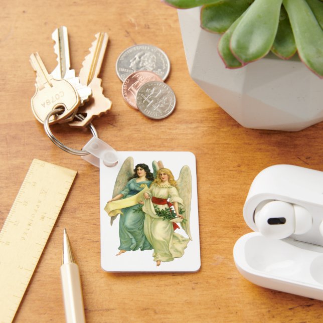 Julklassiker, Änglalika viktorianska änglar Nyckelring (Skrivbord)