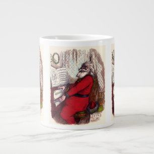 Julklassiker, Thomas Nast Tomte på piano Jumbo Mugg