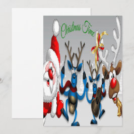Julklassiker Tomte Tid Julkort