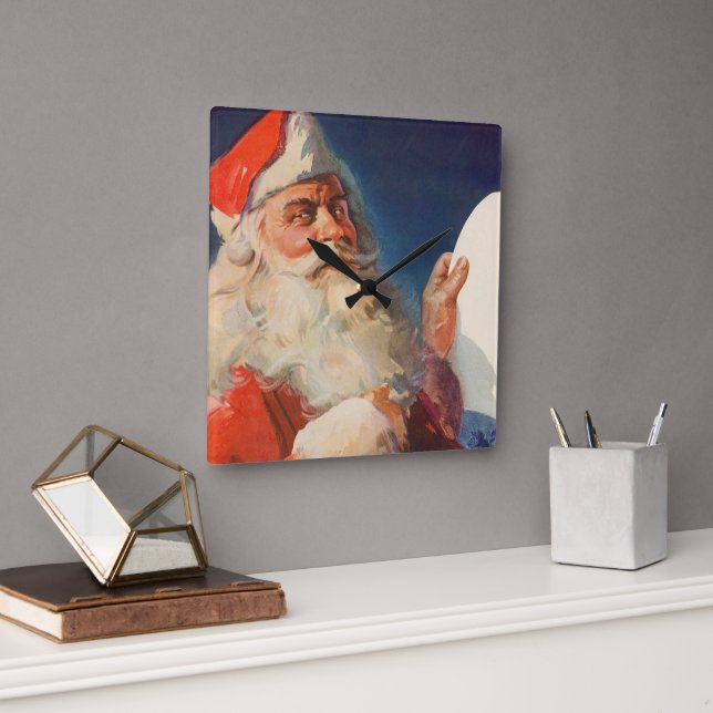 Julklassiker, Tomtebus julklappslista Fyrkantig Klocka (Kontor)