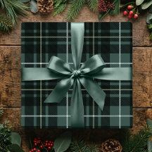 Julklassisk rutmönster Mörkgrön Holiday Tartan