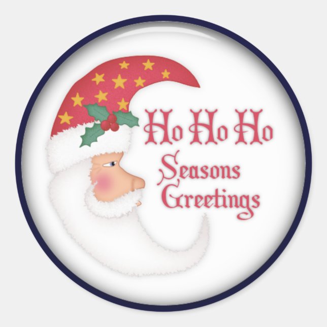 julklistermärken runt klistermärke (Framsida)