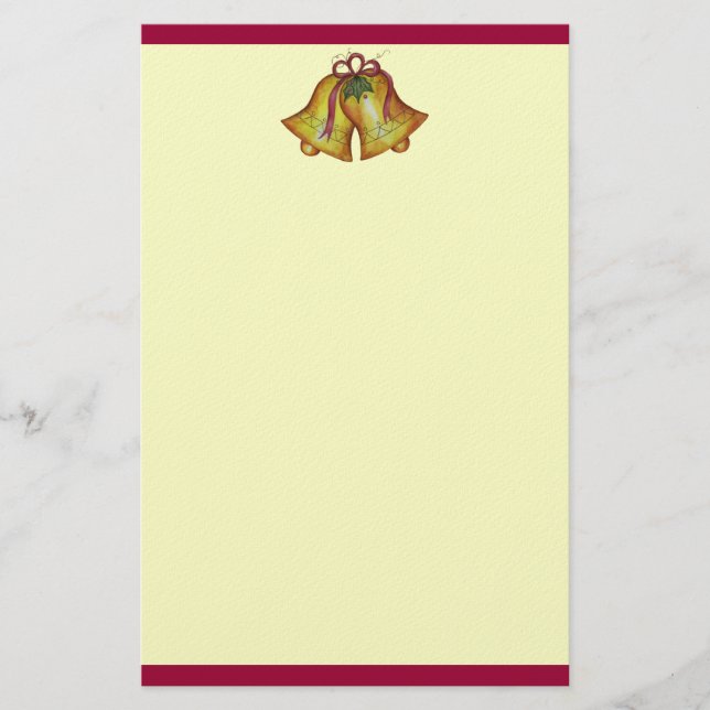 Julklockor brevpapper (Framsida)