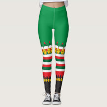 Julklockor Jul Tomte Kostym Leggings