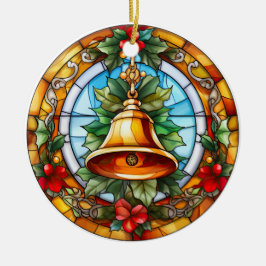 Julklockor, nedfläckad, stil julgransprydnad keramik