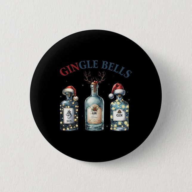 Julklockor Roliga Gin Gin Klang Julgran Me Knapp (Framsida)