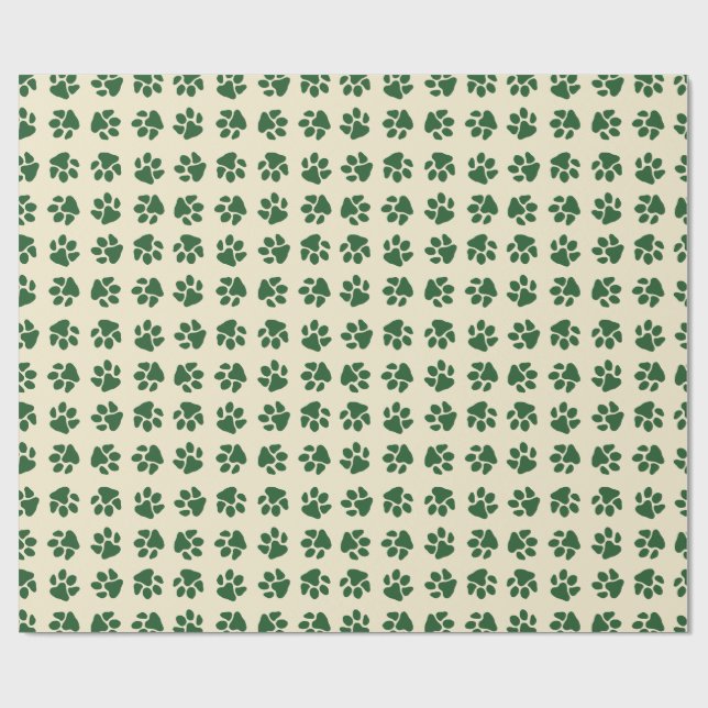 Julklovar Klassisk Grön Presentpapper (Platt)